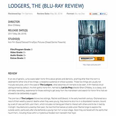 LODGERS, THE (BLU-RAY REVIEW)